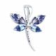 Серебряная подвеска SOKOLOV 94033112 с кристаллом Swarovski