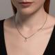 Серебряная подвеска SOKOLOV 94033128-91 с фианитом