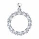 Серебряная подвеска SOKOLOV 94033141-91 с фианитом