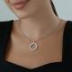Серебряная подвеска SOKOLOV 94033141-91 с фианитом