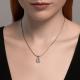 Серебряная подвеска SOKOLOV 94033144-91 с фианитом