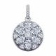 Серебряная подвеска SOKOLOV 94033147-91 с фианитом