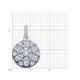 Серебряная подвеска SOKOLOV 94033147-91 с фианитом