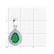 Серебряная подвеска SOKOLOV 94033150-91 с фианитом