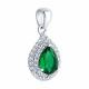 Серебряная подвеска SOKOLOV 94033150-91 с фианитом