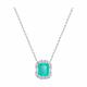 Серебряная подвеска SOKOLOV 94033170-91 с фианитом