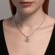 Серебряная подвеска SOKOLOV 94033181-91 с фианитом