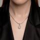 Серебряная подвеска SOKOLOV 94033211-91 с фианитом и жемчугом