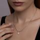 Серебряная подвеска SOKOLOV 94033219-91 с фианитом