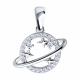 Серебряная подвеска SOKOLOV 94033222-91 с фианитом