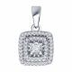 Серебряная подвеска SOKOLOV 94033227-91 с фианитом