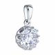 Серебряная подвеска SOKOLOV 94033230-91 с фианитом