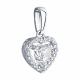 Серебряная подвеска SOKOLOV 94033256-91 с фианитом