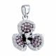 Серебряная подвеска SOKOLOV 94033276-91 с фианитом