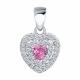 Серебряная подвеска SOKOLOV 94033300-91 с фианитом
