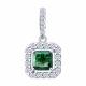 Серебряная подвеска SOKOLOV 94033320 с фианитом