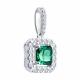 Серебряная подвеска SOKOLOV 94033320 с фианитом
