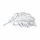 Серебряная брошь SOKOLOV 94040184-91 с фианитом