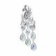 Серебряная брошь SOKOLOV 94040328-91 с фианитом