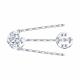 Серебряная брошь SOKOLOV 94049016 с фианитом
