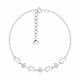 Серебряный браслет SOKOLOV 94050055-91 с фианитом