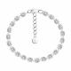Серебряный браслет SOKOLOV 94050120-91 с фианитом