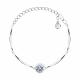Серебряный браслет SOKOLOV 94050213-91 с фианитом