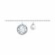 Серебряный браслет SOKOLOV 94050401 с жемчугом Swarovski