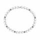 Серебряный браслет SOKOLOV 94050598 с жемчугом Swarovski