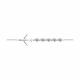 Серебряный браслет SOKOLOV 94050964-91 с фианитом