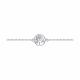 Серебряный браслет SOKOLOV 94050973-91 с фианитом