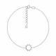 Серебряный браслет SOKOLOV 94050999-91 с фианитом