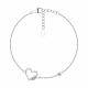 Серебряный браслет SOKOLOV 94051099-91 с фианитом