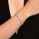 Серебряный браслет SOKOLOV 94051144-91 с фианитом