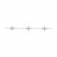 Серебряный браслет SOKOLOV 94051175-91 с фианитом