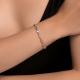 Серебряный браслет SOKOLOV 94051250-91 с фианитом