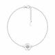Серебряный браслет SOKOLOV 94051293-91 с фианитом