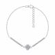 Серебряный браслет SOKOLOV 94054773 с фианитом
