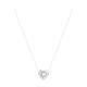 Серебряное колье SOKOLOV 94070154-91 с фианитом
