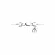 Серебряное колье SOKOLOV 94070154-91 с фианитом