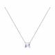Серебряное колье SOKOLOV 94070214-91 с фианитом