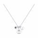 Серебряное колье SOKOLOV 94070456 с фианитом