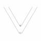 Серебряное колье SOKOLOV 94070499 с жемчугом Swarovski