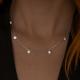 Серебряное колье SOKOLOV 94070598-91 с фианитом