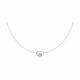 Серебряное колье SOKOLOV 94070640 с фианитом
