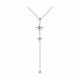 Серебряное колье SOKOLOV 94070649-91 с фианитом