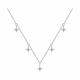 Серебряное колье SOKOLOV 94070674-91 с фианитом