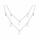 Серебряное колье SOKOLOV 94070678-91 с фианитом