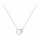 Серебряное колье SOKOLOV 94070679-91 с фианитом