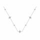 Серебряное колье SOKOLOV 94070686-91 с фианитом